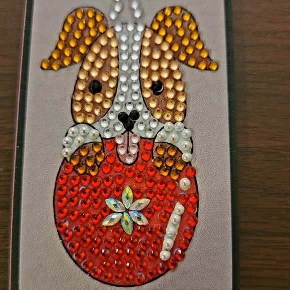 Puppy Love Bookmark Terrier Handmade Leather - Picture 3 of 4